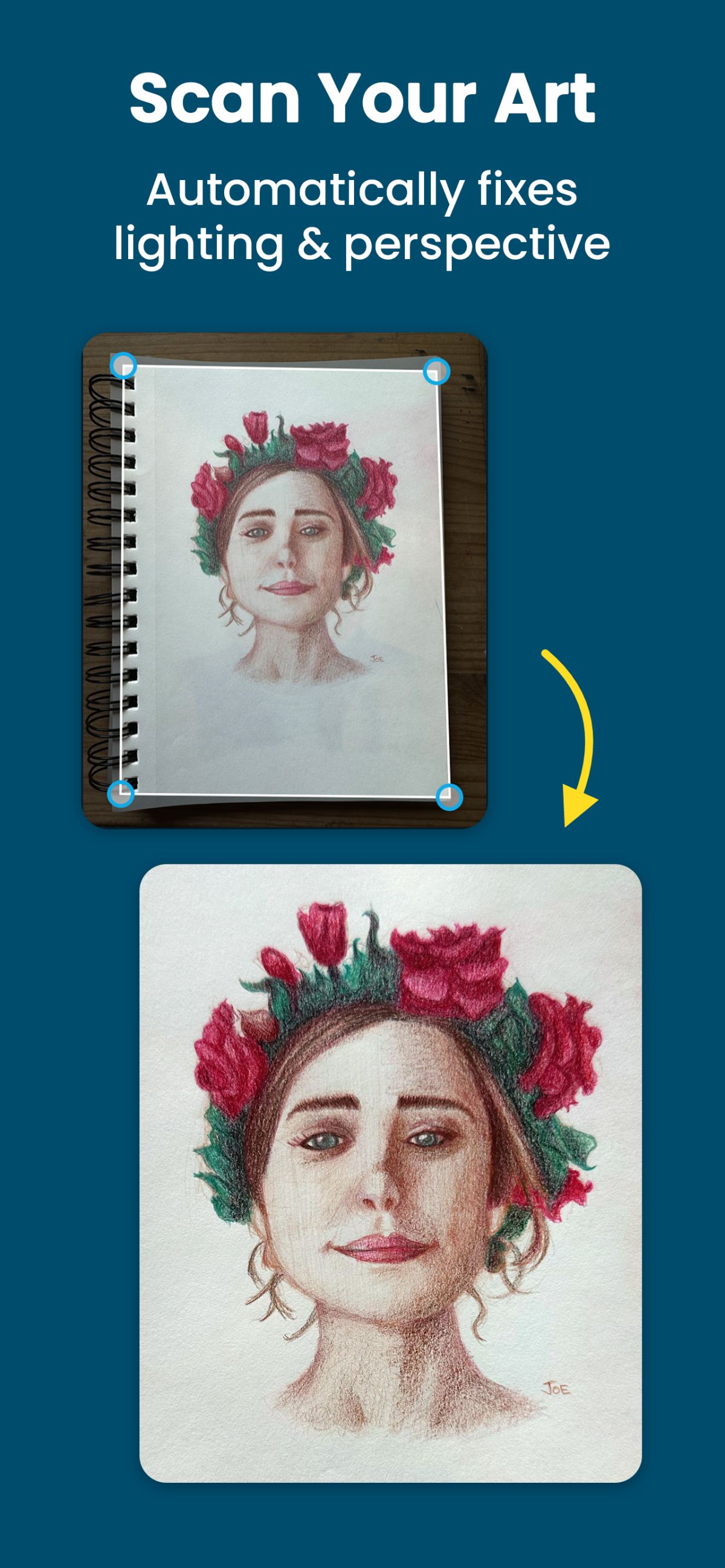 Photographing artwork with Cerulean